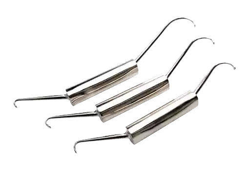 crochets utilisés dans la technique du crochetage